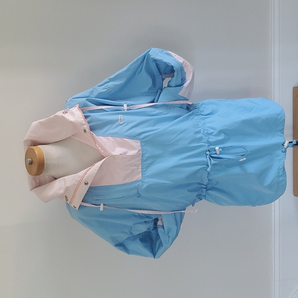 Pink and blue pullover jacket w size 10 - Picture 2 of 9